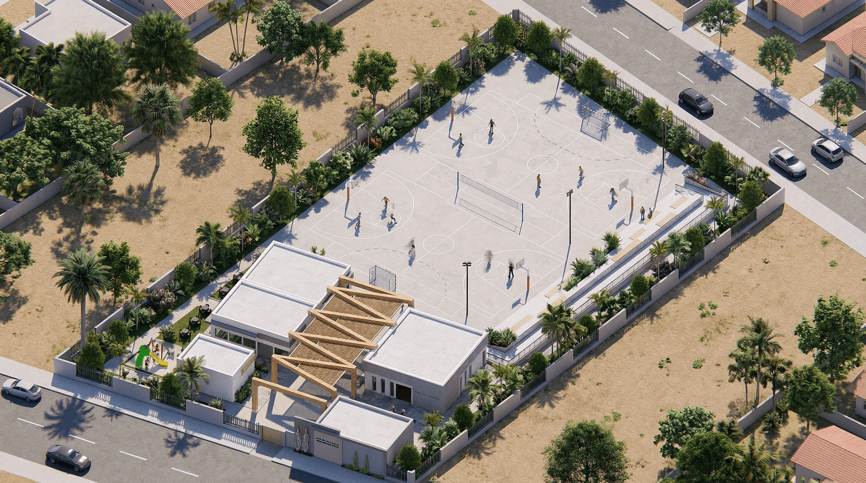 Centre socio-sportif Bouskoura - Projet lauréat